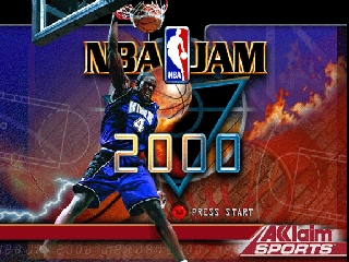 NBA Jam 2000 (Europe) Title Screen